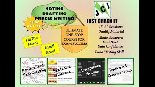 Batch 2  Noting Drafting Precis Writing [upl. by Ojillib]