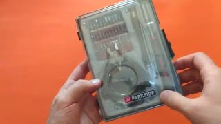 Unboxing and Review of Parkside Mini Tool Kit [upl. by Avrom]