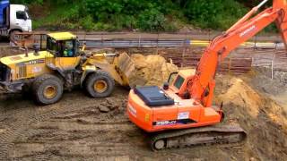 Bagger arbeiten  Großbaustelle [upl. by Lehrer]