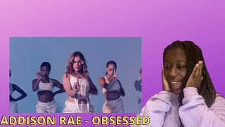 REACTING TO ADDISON RAE’S ‘OBSESSED’ MV TIK TOK MADE ME DO IT [upl. by Orpha]