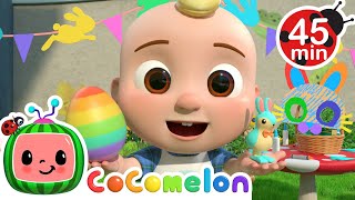 Easter Masks Song  MORE CoComelon Nursery Rhymes amp Kids Animal Songs [upl. by Morven]