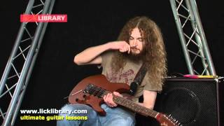 Guthrie Govan  Robben Ford Guitar Sound  Guitar Tips Licklibrary [upl. by Lillith]