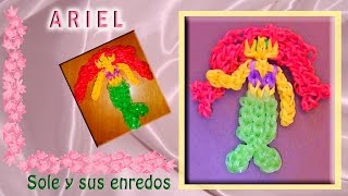 Cómo hacer la Princesa Ariel la sirenita con gomitas elásticas [upl. by Hamann]