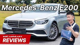 2020 MercedesBenz EClass Saloon E200 Exclusive  sgCarMart Reviews [upl. by Nuris]