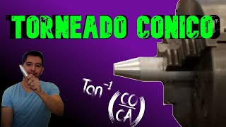 TORNEADO CÓNICO ¿Qué es cálculos y ajustes  Tutorial TORNO desde cero video 8 [upl. by Dowell]