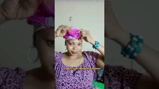 beautiful Headwrap Tutorial [upl. by Aihsyla739]