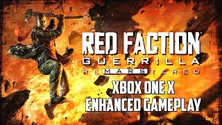 Red Faction Guerrilla ReMarsTered Xbox One X Enhanced Gameplay 4k [upl. by Ahtaela201]