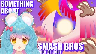 quot Something About Smash Bros WORLD OF LIGHT ANIMATED Loud Sound Warning 🌌 quot Chessi REACCIONA [upl. by Yuh]