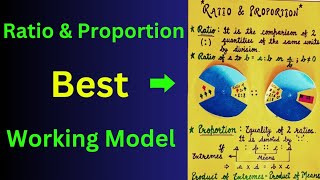 😲Ratio and proportion  Maths working model  Maths tlm  Maths Project [upl. by Comstock238]