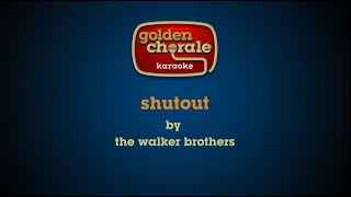 the walker brothers  shutout karaoke [upl. by Aroon]