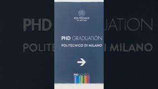 Politecnico Di Milano  Phd Graduation 2024 phd polimi engineering milan italy [upl. by Asnarepse]