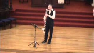 Harald Genzmer  Sonata for Bass Clarinet [upl. by Kartis986]