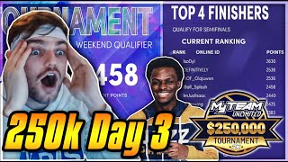 NBA 2K22 MyTEAM 250K TOURNAMENT QUALIFIERS 3 FULL Game Day [upl. by Eiuqcaj822]