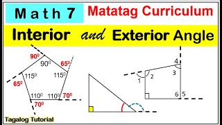 MATH 7 INTERIOR and EXTERIOR Angle of Polygon math7matatag matatagcurriculum geomerty grade7 [upl. by Alejna648]