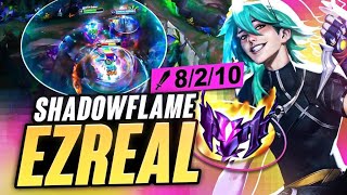 NEW Shadowflame Ezreal build [upl. by Nywnorb]