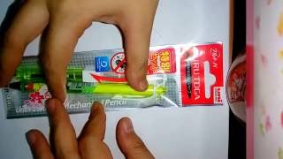 Unboxing Mitsubishi Uni Ball Kuru Toga M5450T Drafting Mechanical Pencil Green Free Nano Dia Lead [upl. by Ciri286]