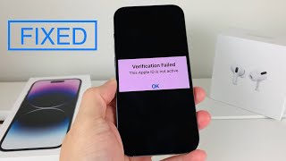 How to Fix Verification Failed This Apple ID is not active [upl. by Comyns]