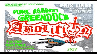 ABOLITION Fr live at Punk Against Greendock Paris  LESSpace 14 06 2024 [upl. by Osrick]