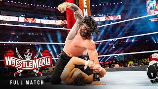 FULL MATCH — Roman Reigns vs Edge vs Daniel Bryan — Universal Championship Match WrestleMania 37 [upl. by Koren]