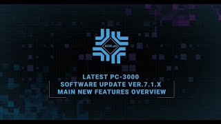 Latest PC3000 Software Update Ver 71x Main New Features Overview [upl. by Atilrahc575]