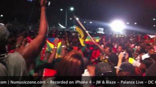 JW amp Blaze  Palance LIVE DC CARNIVAL HQ [upl. by Edwina]