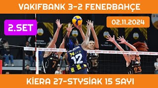 Vakıfbank 32 Fenerbahçe Medicana 021112024 volleyball voleybol [upl. by Schulz267]