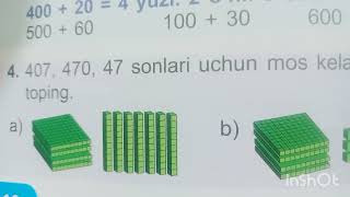 2SINFMATEMATIKA45 DARS3 XONALI SON ÓQILISHI VA YOZILISHI [upl. by Arrehs]