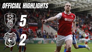 Millers hit Cardiff for FIVE 🖐  🗽 Rotherham United 5 v 2 Cardiff City 🔵  Highlights 📺 [upl. by Llejk757]