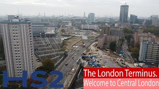 HS2 in Central London  Euston Construction [upl. by Animar573]