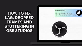 How to Fix Lag Dropped Frames and Stuttering in OBS Studio  OBS Lagging  OBS Dropping Frames [upl. by Ilac]