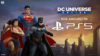 DC Universe Online  PS5 Launch Trailer [upl. by Herculie]