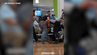 Fight breaks out between parent ref at 8th grade basketball game [upl. by Fitzger421]