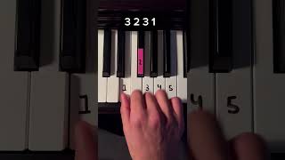 Carol of the bells 🔔 tutorial Christmas piano pianolessons christmasiscoming christmascarols [upl. by Haduhey815]