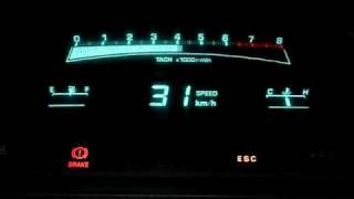 7MGTE—MZ20 Soarer 133519kms—Stock  JS785—Dash RunningMPG [upl. by Ajnat472]