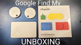 Google Find My Chipolo One Point Unboxing tracker google [upl. by Turnbull]