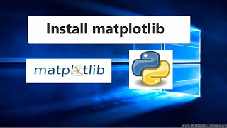 how to install matplotlib in python 3120 on windows [upl. by Veedis]