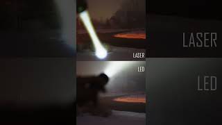 LASER FLASHLIGHTS vs LEDs [upl. by Avonasac452]