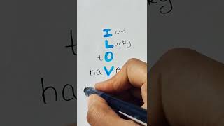 I Love U full form Friends love❤ 🥰 Subscribe the channel drawing friends trending viral [upl. by Verge]