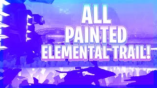 All Painted Elemental Trail In Rocket League Rocket League Season 9 Update [upl. by Song]