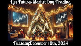 Live Trading the Futures Market  December 10th 2024 [upl. by Peyton]