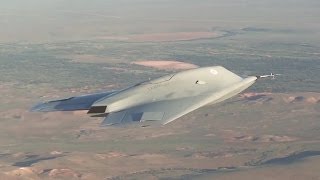 BAE Systems  Taranis Unmanned Combat Air Vehicle UCAV First Flight 1080p [upl. by Jemie]