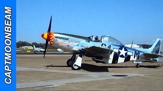 P51 Mustang Start and Takeoff [upl. by Sigvard866]