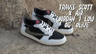 Travis Scott x Air Jordan 1 Low OG ‘Olive’ Bombline shorts travisscott jordan jordan1 [upl. by Nichani]