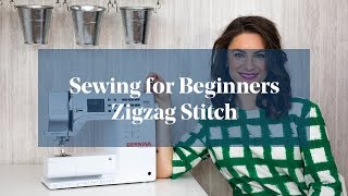 How To Zigzag Stitch Sewing for Beginners [upl. by Tadio]