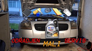 MALI SERVIS NA AUDI TT auto bez feltera [upl. by Nodaj611]