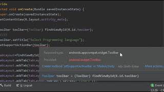 android studio error  cannot be cast to android widget Toolbar [upl. by Dreeda148]
