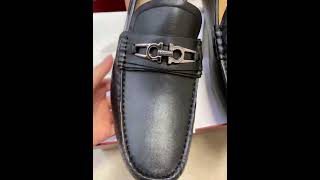 Ferragamo casual leather shoes [upl. by Ydnim]