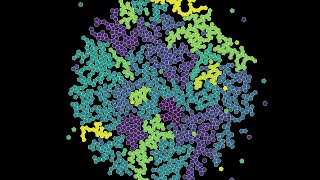 Growing quasicrystals from pentagons in a central gravity field [upl. by Layol839]