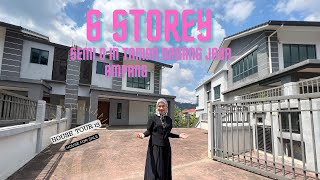 HOUSE TOUR 13  INSIDE A SIX STOREY SEMI D TAMAN DAGANG AMPANG [upl. by Aerdnaek256]