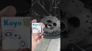 Koyo bearing 6301 rear hub euro sport R [upl. by Olivero]